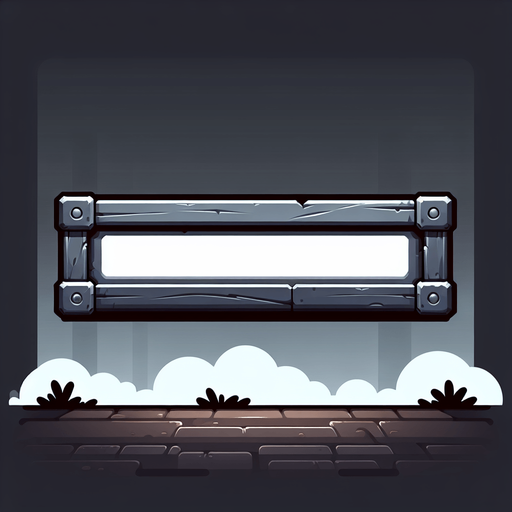 empty horizontal bar
Single Game Texture.  In-Game asset.  2d.  Blank background.  High contrast.  No shadows