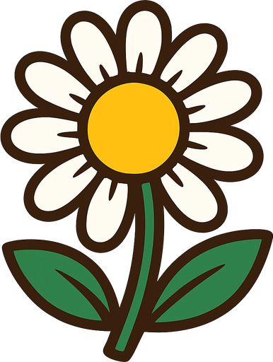 Daisy.
In-Game asset.  2d.  High contrast.  No shadows