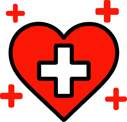 health powerup.
In-Game asset.  2d.  High contrast.  No shadows