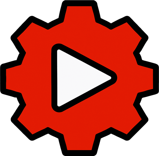 youtube studio logo with no text only logo.
In-Game asset.  2d.  High contrast.  No shadows