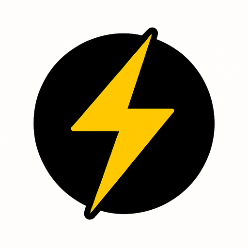 Icono de energia.
In-Game asset.  2d.  High contrast.  No shadows