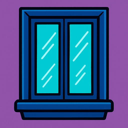 pencere.
In-Game asset.  2d.  High contrast.  No shadows