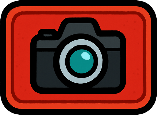 cameraButton among us.
In-Game asset.  2d.  High contrast.  No shadows