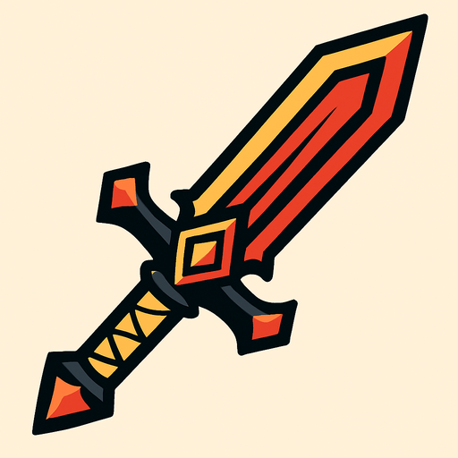 weapon.
In-Game asset.  2d.  High contrast.  No shadows
