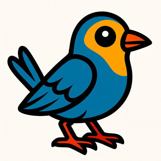 Bird.
In-Game asset.  2d.  High contrast.  No shadows