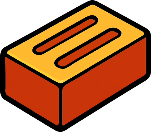 Survivor.io style 2D brick made by HABBY PTE. LTD..
In-Game asset.  2d.  High contrast.  No shadows