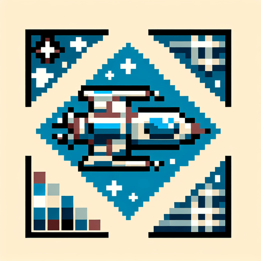 A spaceship, pixelated Single Game Texture. In-Game asset. 2d. Blank background. High contrast. No shadows.