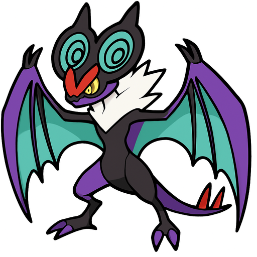 Noivern.
In-Game asset.  2d.  High contrast.  No shadows