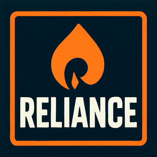 relianceLogo.
In-Game asset.  2d.  High contrast.  No shadows