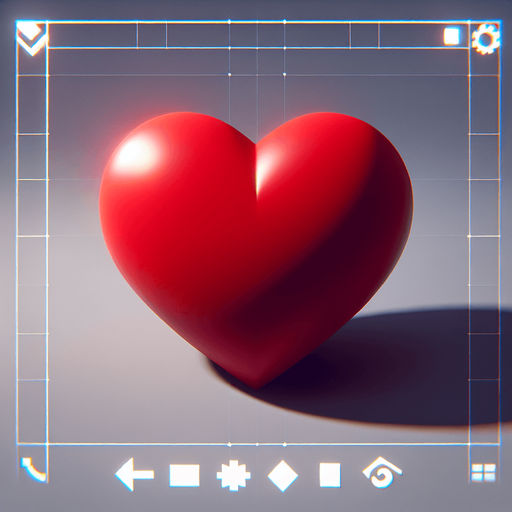 Red ♥️.
Single Game Texture. In-Game asset. 2d. Blank background. High contrast. No shadows.