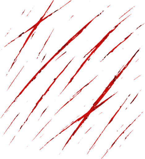 Düz arkaplan ama rengi koyu siyah ve açık kırmızı çizikler sıyrıklar olsun.
In-Game asset.  2d.  High contrast.  No shadows