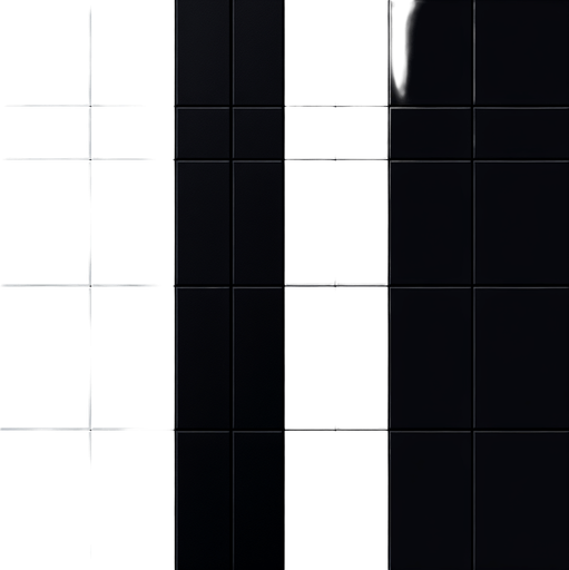 2d Tiles black and white