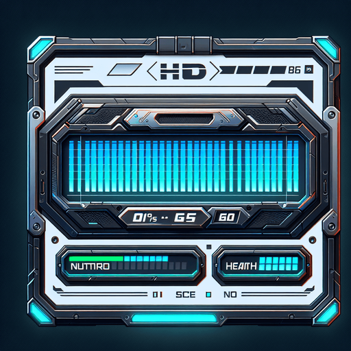 A 2D bar-style background asset with a sleek frame or container design to display nitro, health, or score bars in a street racing game HUD..
Single Game Texture.  In-Game asset.  2d.  Blank background.  High contrast.  No shadows