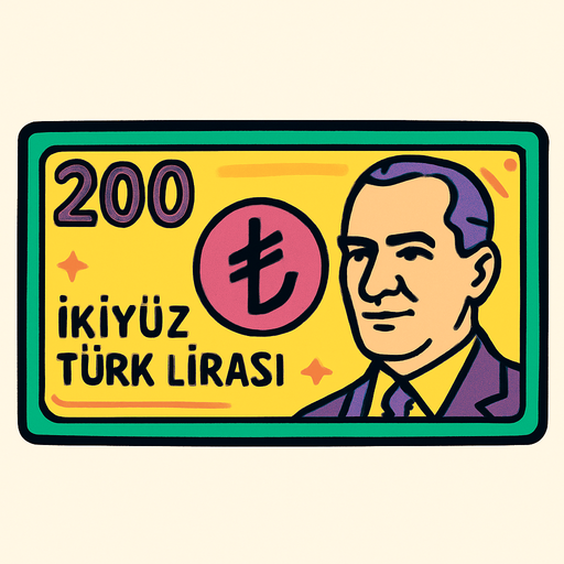 200 türk lirası.
In-Game asset.  2d.  High contrast.  No shadows