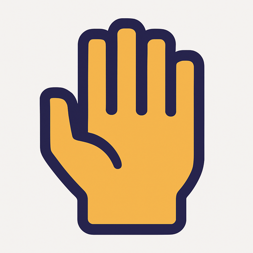 Do flat aiHand ..
In-Game asset.  2d.  High contrast.  No shadows