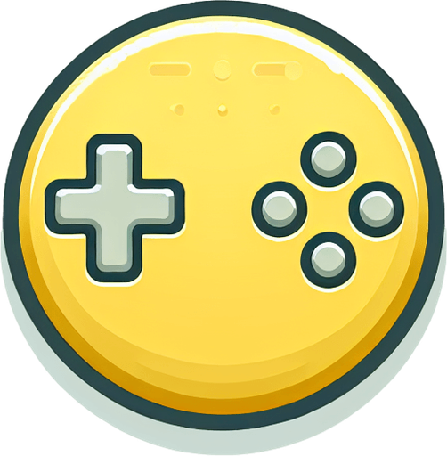 simple light yellow button front view game console, clean, rounded edges, high resolution, graphic.
Single Game Texture. In-Game asset. 2d. Blank background. High contrast.