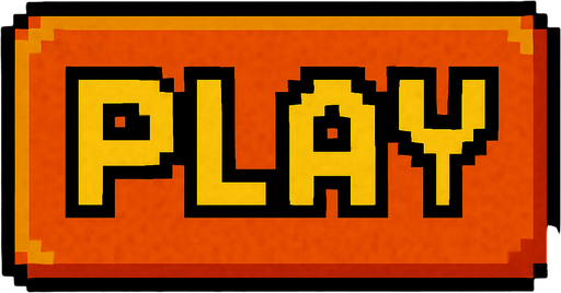 create an simple  retangular play button image writen "play" in it, make it in a 16bit style.
In-Game asset.  2d.  High contrast.  No shadows