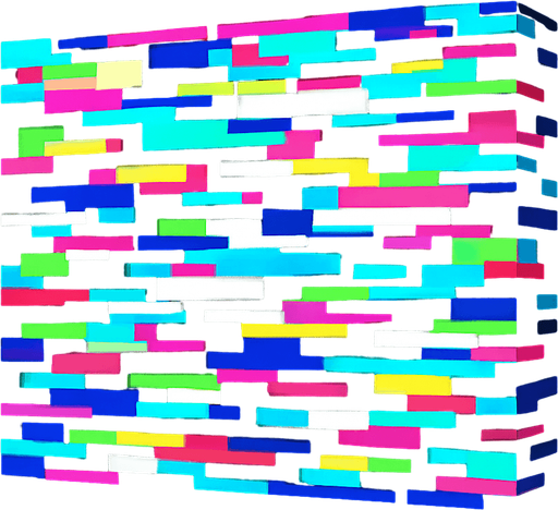 Pibby glitch wall.
In-Game asset.  High contrast.  No shadows