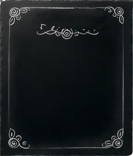 LETTERS "ELIXIR" in chalk