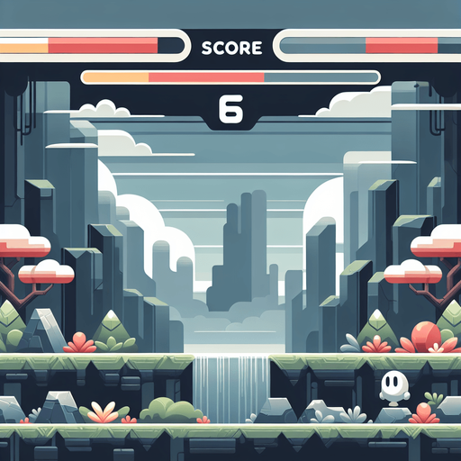 suggest a bkg for the score.
Single Game Texture. In-Game asset. 2d. Blank background. High contrast. No shadows.