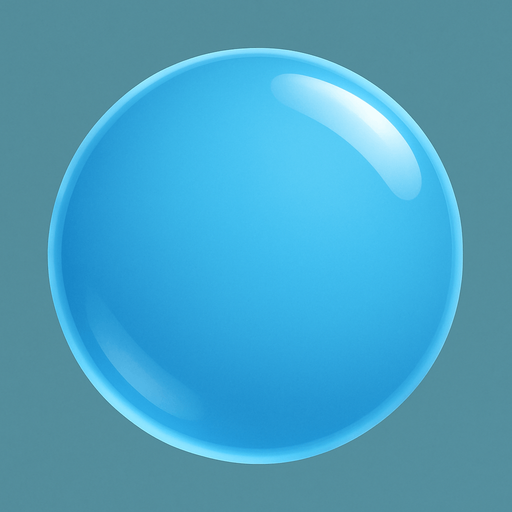 make the ball appear on the screen much more smoothly like bubble