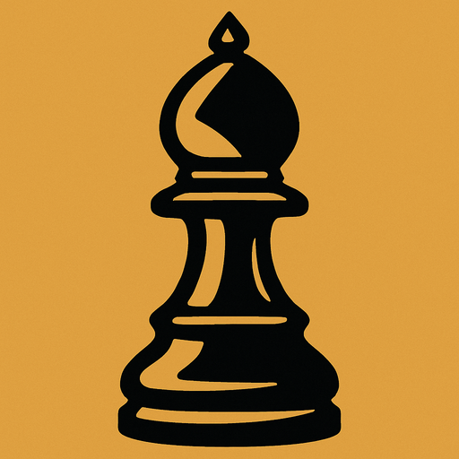Satranç fili.
In-Game asset.  2d.  High contrast.  No shadows