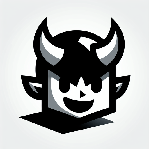the devil.
Single Game Texture. In-Game asset. 2d. Blank background. High contrast. No shadows.