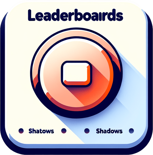 button leaderboards.
Single Game Texture. In-Game asset. 2d. Blank background. High contrast. No shadows.