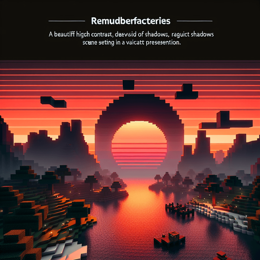 güzel minecraft arka plan gün batımı.
Single Game Texture. In-Game asset. 2d. Blank background. High contrast. No shadows.