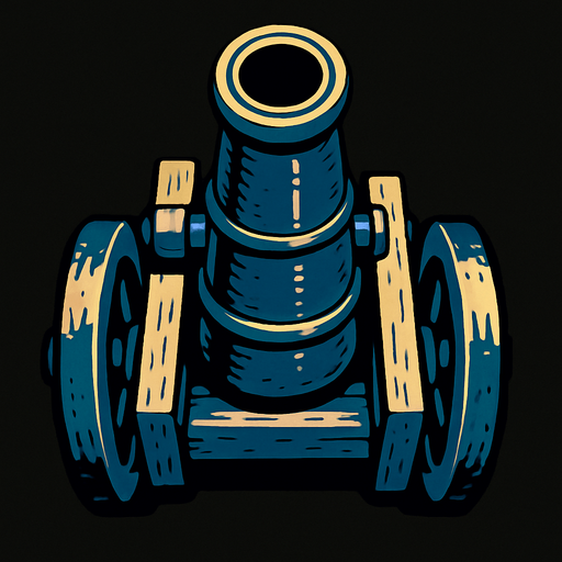 cañon desde arriba.
In-Game asset.  2d.  High contrast.  No shadows