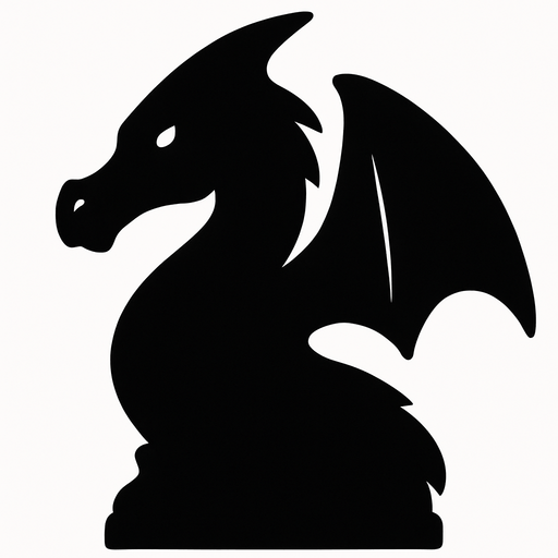 Full black dragon