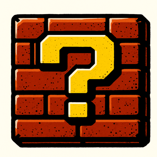 Mario style brick block.
High contrast
