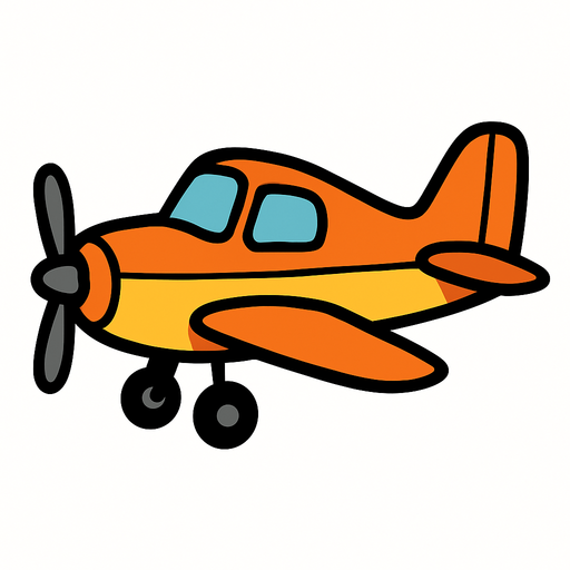 Plane.
In-Game asset.  2d.  High contrast.  No shadows