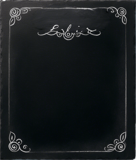 Write "ELIXIR" in chalk letters