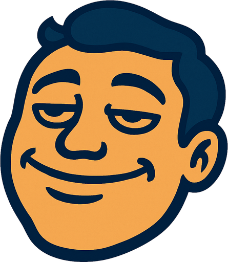 meme chill guy face.
In-Game asset.  2d.  High contrast.  No shadows