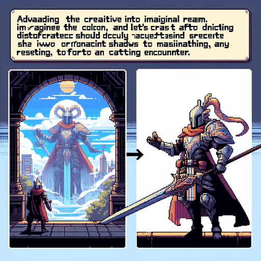 pixel art of single fantasy character facing left.
Single Game Texture. In-Game asset. 2d. Blank background. High contrast. No shadows.