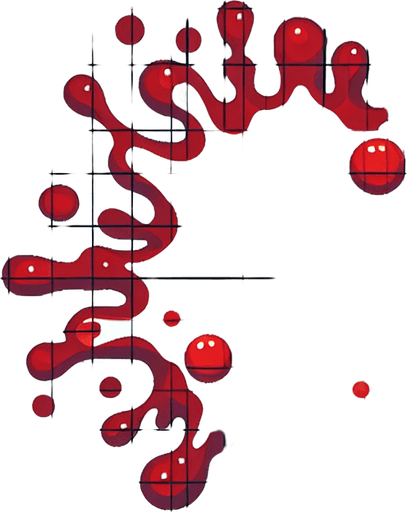 top down view, blood splatter game sprite
no background