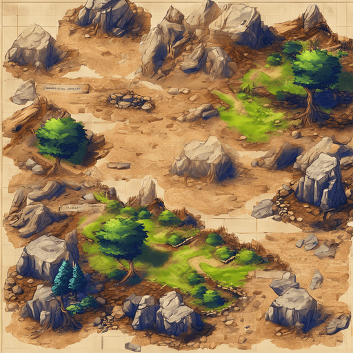 Added more scenery, such as stone cliffs and wood, etc.