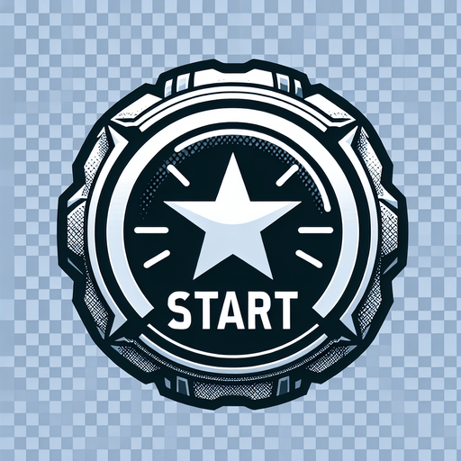 Start_button.
Single Game Texture.  In-Game asset.  2d.  Blank background.  High contrast.  No shadows