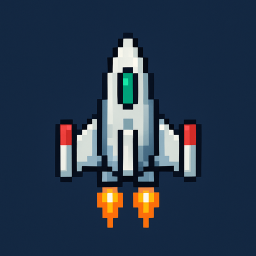 8 bit space ship