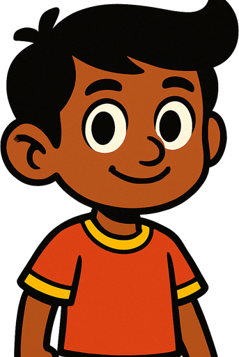 indian young boy character.
In-Game asset.  2d.  High contrast.  No shadows