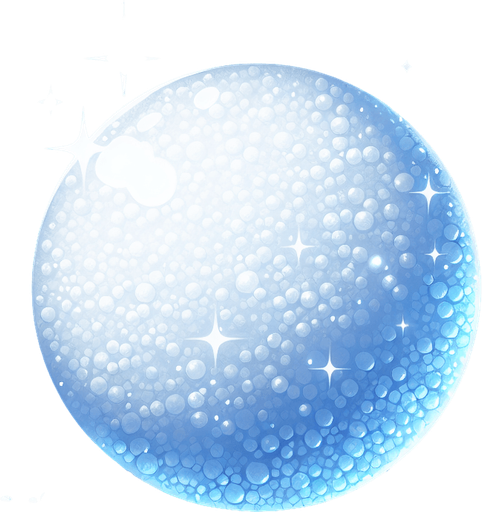 snow ball with shining effects single.
Single Game Texture.  In-Game asset.  2d.  Blank background.  High contrast.  No shadows