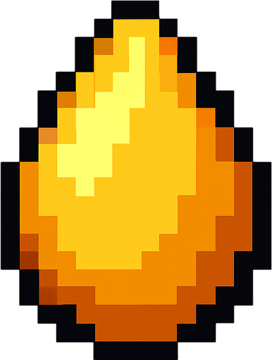 semilla de pixeles.
In-Game asset.  2d.  High contrast.  No shadows
