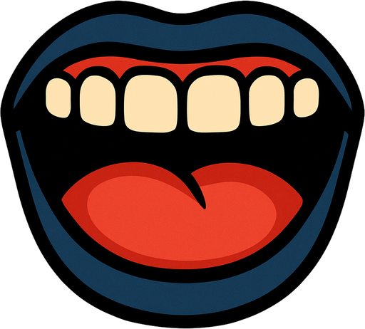 Agız.
In-Game asset.  2d.  High contrast.  No shadows