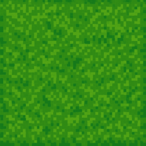 green grass ground.
In-Game asset.  2d.  High contrast. pixel no shadow
