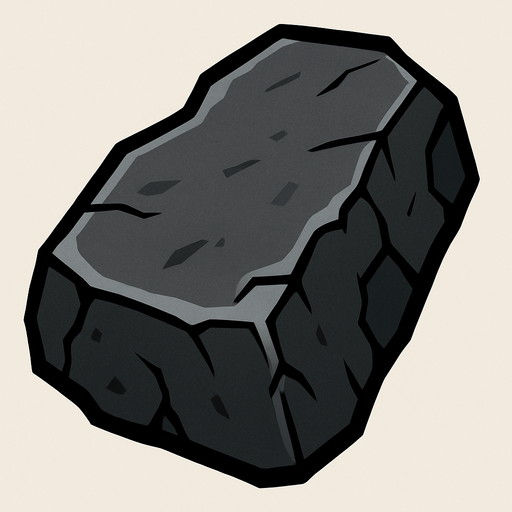 Iron.
In-Game asset.  2d.  High contrast.  No shadows