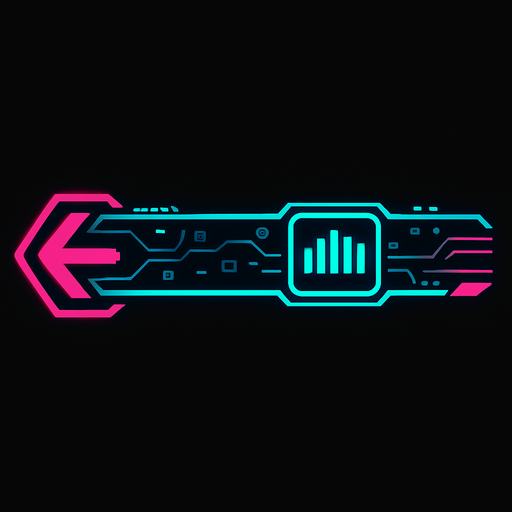 Cyberpunk style lane divider for music rhythm game that is horizontal and used for judging the touching of rhythm 
In-Game asset.  2d.  High contrast.  No shadows