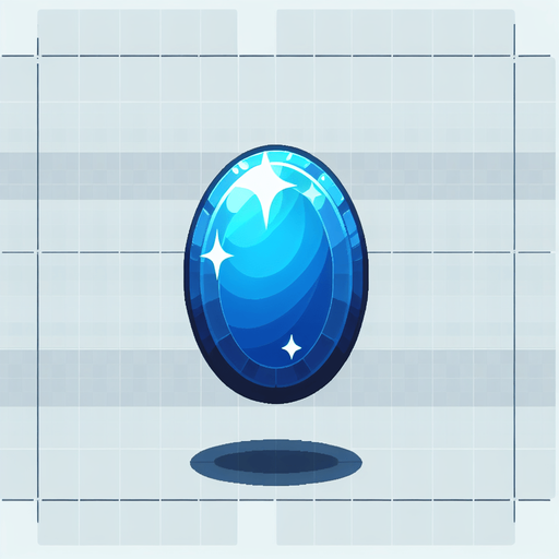 blue oval beam.
Single Game Texture.  In-Game asset.  2d.  Blank background.  High contrast.  No shadows