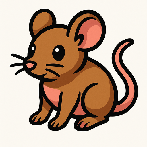 draw a mouse.
In-Game asset.  2d.  High contrast.  No shadows