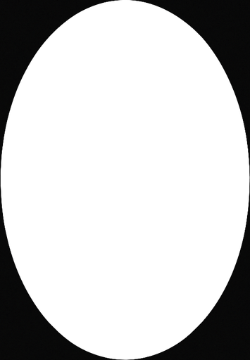 make a fully white eye like a just oval but without pupil.
In-Game asset.  2d.  High contrast.  No shadows